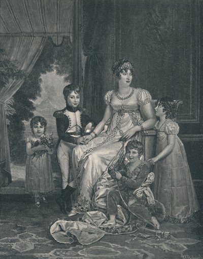 Marie-Annunciade-Caroline Bonaparte, vers 1810, 1896 - AE Anderson