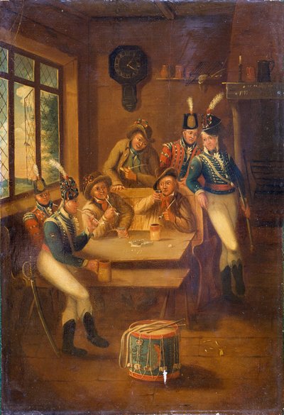 Une fête de recrutement, 1805 - A.E. Eglington