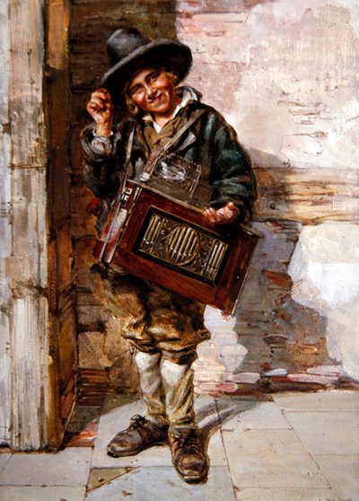 Le joueur de vielle - A.J. Rayner