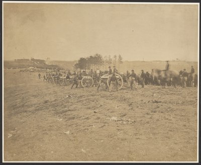 [Première batterie du Connecticut, près de Fredericksburg] - A.J. Russell