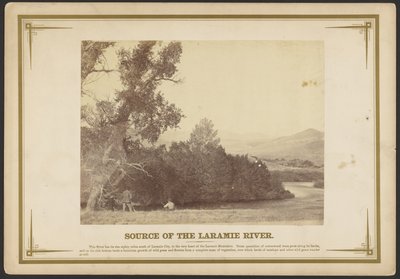 Source de la rivière Laramie. [Wyoming]. - A.J. Russell