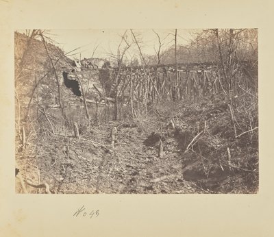 Pont à chevalets sur Bull Run - A.J. Russell