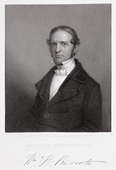 William Hickling Prescott, gravé par Thomas B. Welch (1814-74) d