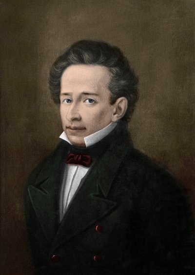 Portrait de Giacomo Leopardi (1798-1837) d