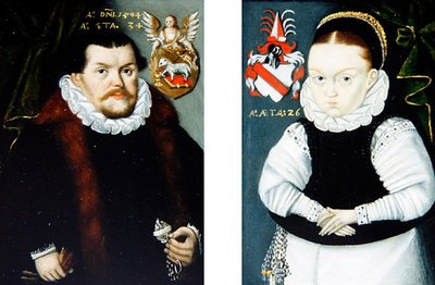 Une paire de portraits, vers 1594 - A. A. Monogrammist