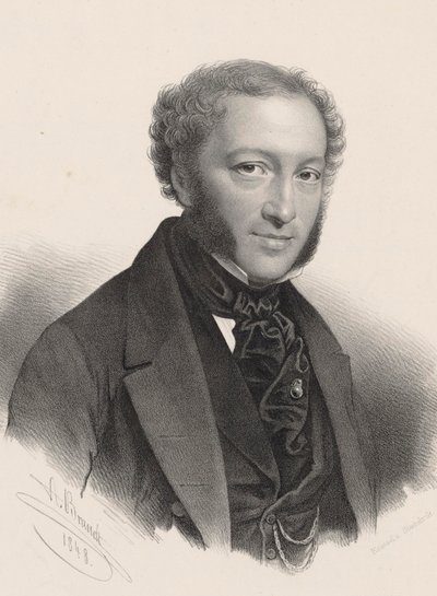 Portrait du pianiste et compositeur Ignaz Moscheles - A. Brandt