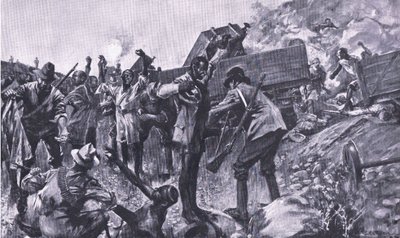 Le sabotage du train près de Taaibosch, d