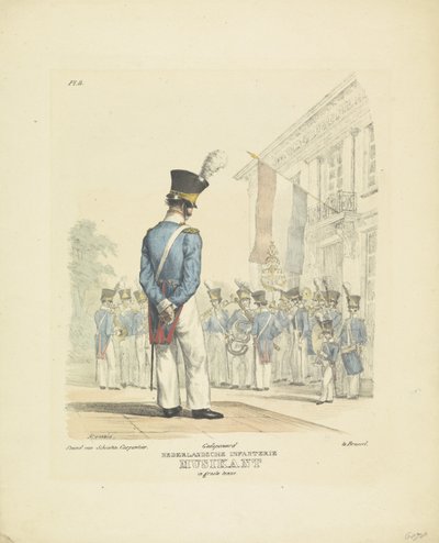 Musicien en uniforme complet - A. Courtois