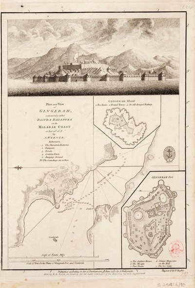 Plan et vue de Gingerah - A.& Dalrymple Alexander & Begbie P. Werner
