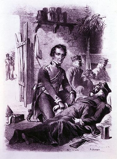 Paul Broussais soignant les malades - A. Duruy