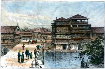 Yebisu Bashi, Osaka, Japon, 1891 - A. Forsyth