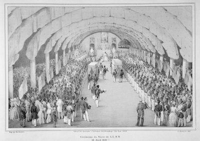 Couronnement du Général Faustin Soulouque (c.1785-1867) comme Empereur d