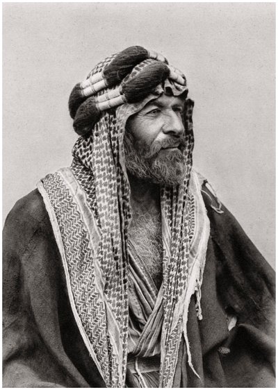 Un cheikh arabe, Irak, 1925 - A. Kerim