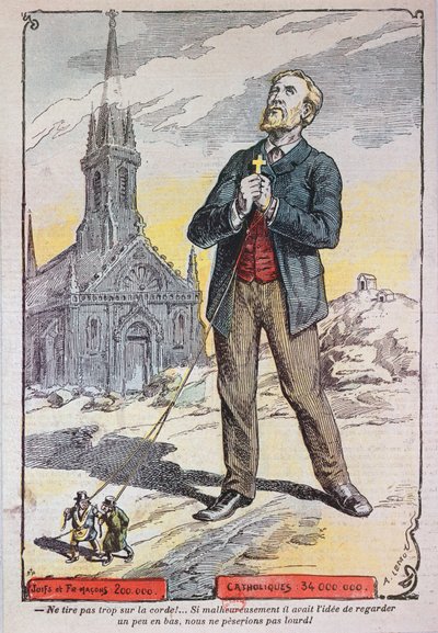 Caricature du magazine catholique 