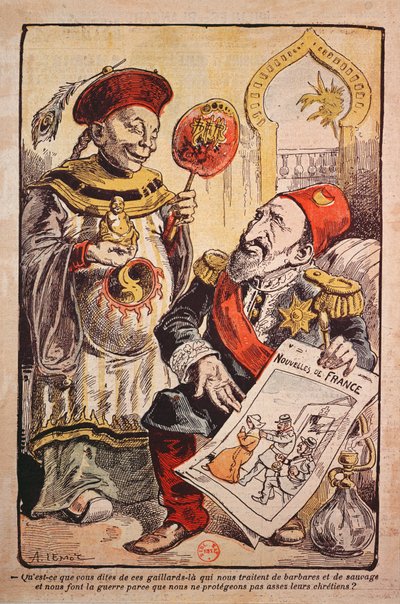 Caricature dénonçant l