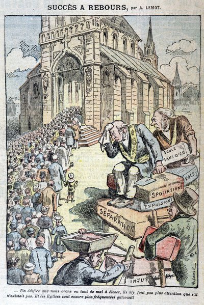 Succès du décompte : écoles sans dieu, vols, expulsions, séparation... Et les églises sont encore plus bondées qu