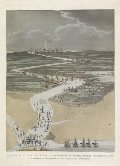 Expédition britannique à Anvers, 1809 - A. Lutz