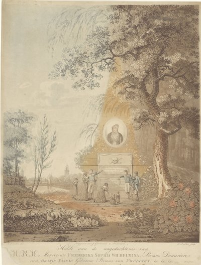Monument commémoratif pour la mort de Wilhelmine de Prusse - A. Lutz