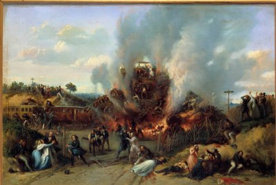 Catastrophe ferroviaire à Bellevue sur la ligne de Versailles le 8 mai 1842 - A Provost