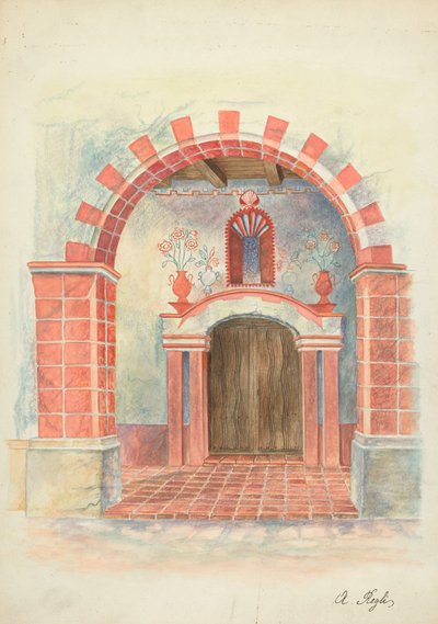 Dessin de restauration - A. Regli