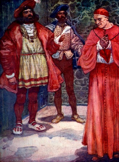 Henri renvoie Wolsey de la cour, c1529, 1905 - A. S. Forrest