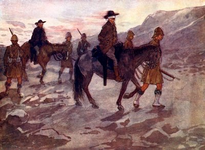 Les chefs boers ont été bandés et gardés par des soldats du Black Watch, 1902, 1905 - A. S. Forrest