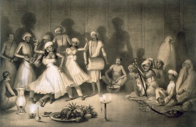 Danse des filles Nautch, pub. 1858 - A. Soltykoff
