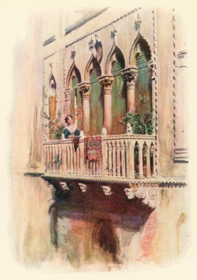 Balcon Palazzo Bragadin - A. Trevor Haddon