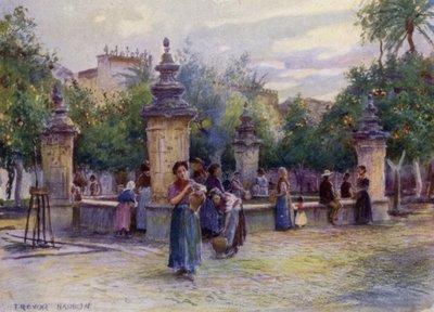Cordoue, Patio de los Naranjos - A. Trevor Haddon