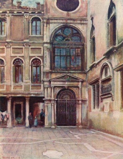 Cour au Scuola Di S Giovanni Evangelista - A. Trevor Haddon