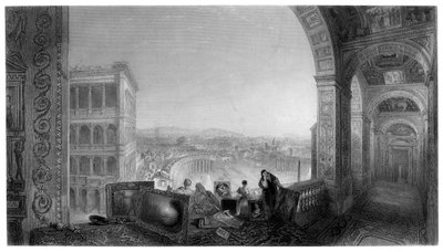 Rome, depuis le Vatican, fin du 19e siècle - A. Willmore