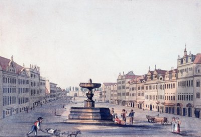 Marché aux chevaux, vers 1810 - A. and Berka, Johann Gustav