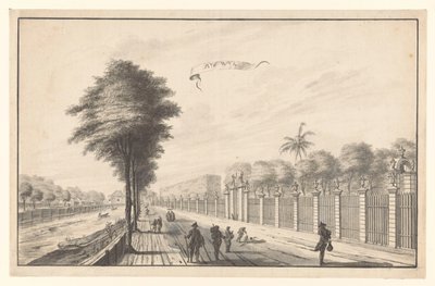 Le poste Rijswijk vu de Noordwijk Rijswijk - A. de Nelly (attributed to)