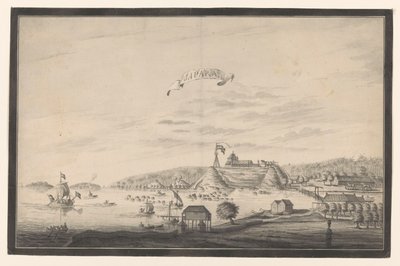 Vue de Jepara - A. de Nelly (possibly)