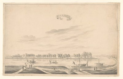 Vue de Surabaya Sourabaya - A. de Nelly (possibly)