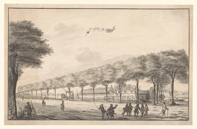 Vue du fort de Waterplaats sur le Molenvliet à Batavia Waterplaats - A. de Nelly (possibly)
