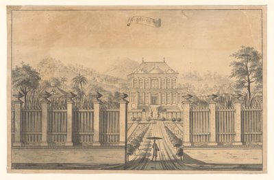 Vue du domaine Bonjon ou Vredestein - A. de Nelly (possibly)
