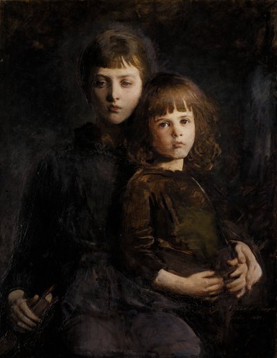Frère et sœur Mary et Gerald Thayer, 1889 - Abbott Handerson Thayer