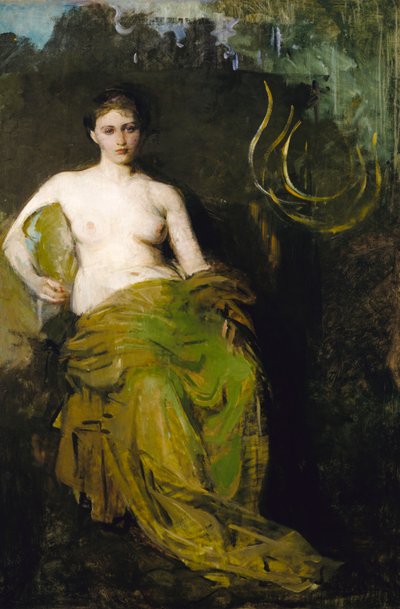 Figure à Moitié Drapée - Abbott Handerson Thayer