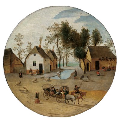 Le Mois de juin, c.1606 - Abel Grimmer or Grimer