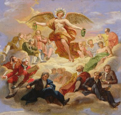 Esquisse pour le plafond de l