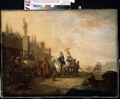 Voyageurs à cheval - Abraham Jansz Begeyn