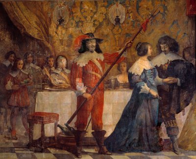 Scène de la vie de Charles de Valois, duc d