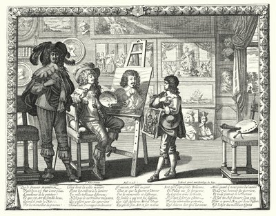 Le Noble Peintre (gravure) - Abraham (after) Bosse