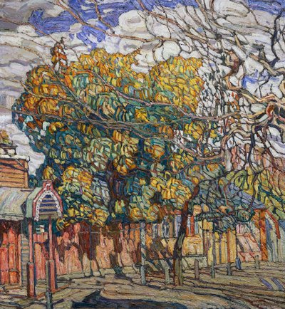 Paysage urbain - Abraham Anshelovich Manievich
