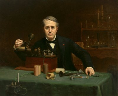 Thomas Alva Edison (1847-1931) - Abraham Archibald Anderson