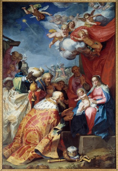 Adoration des Mages - Abraham Bloemaert