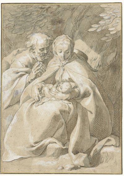 La Sainte Famille - Abraham Bloemaert