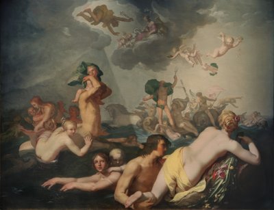 Le triomphe de Neptune - Abraham Bloemaert