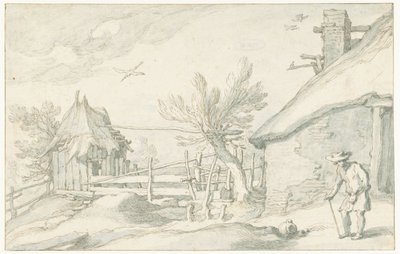 Cour avec ferme et grange - Abraham Bloemaert